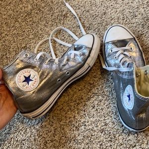 Silver Converses